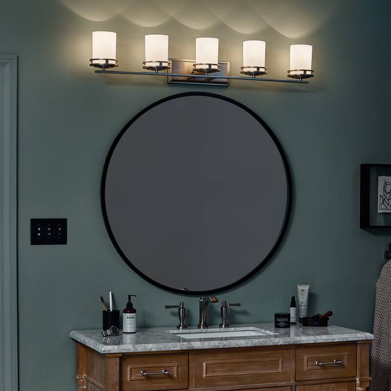 Kichler Lighting Hendrik Collection 5-light Brushed Nickel Bath/Vanity Light