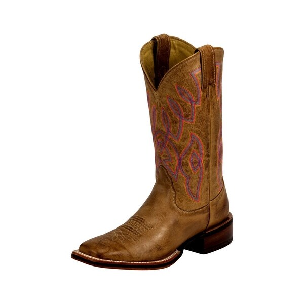 women's low heel western boots