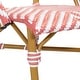 preview thumbnail 50 of 95, Furniture of America Irene French Chevron Wicker Patio Dining Chairs