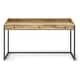 Thumbnail 32, WYNDENHALL Brinkley SOLID ACACIA WOOD Modern Industrial 60 inch Wide Writing Office Desk. Changes active main hero.