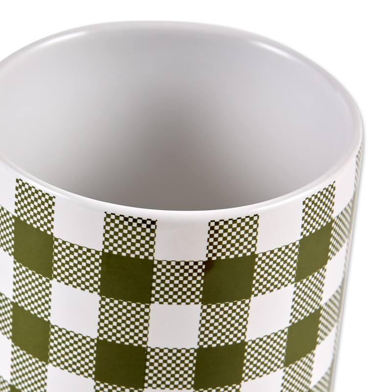DII Buffalo Check Ceramic Canister (Set of 3)