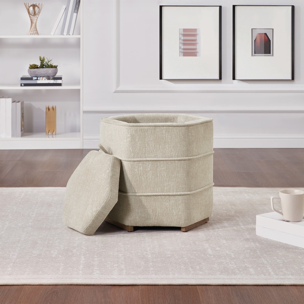 Maddox 6-sided Storage Ottoman