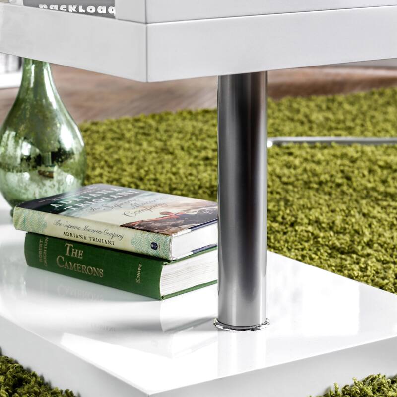 Marisa Contemporary 59-inch Metal Convertible Computer Desk by Furniture of America