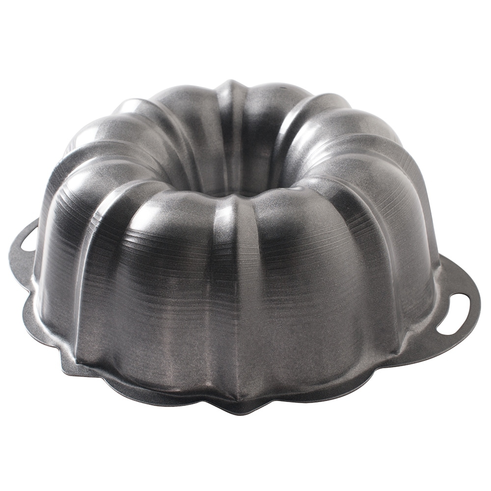 Nordic Ware Pro Form Anniversary Cake Pan, 12 Cup - Silver