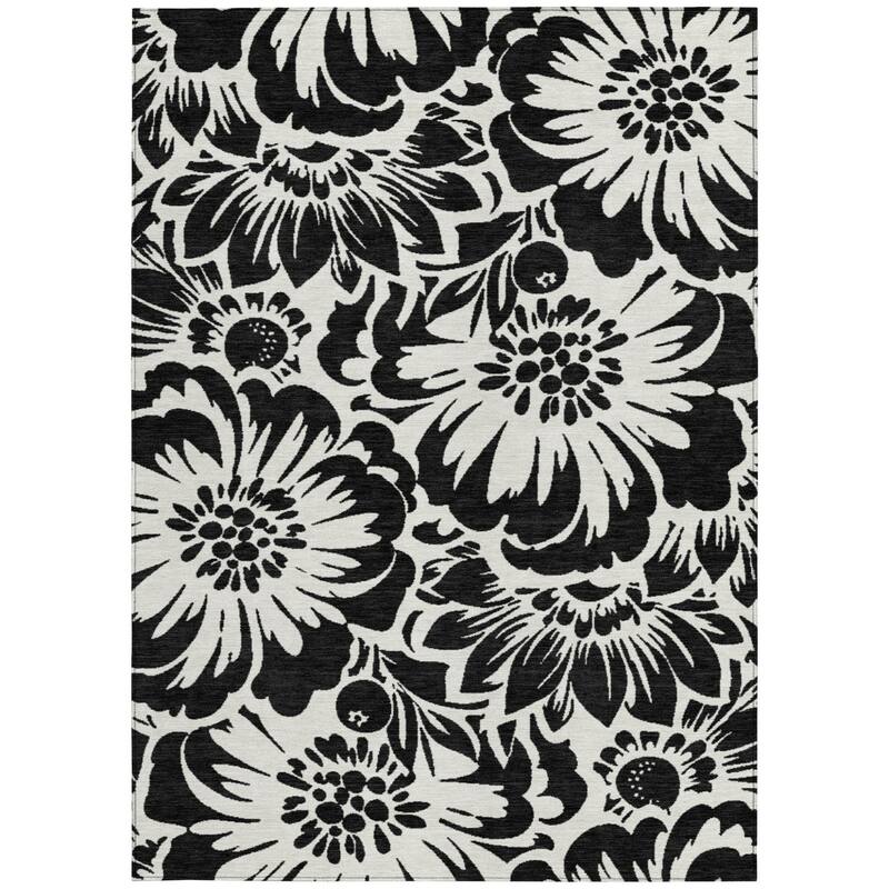 Gana Botanic Elegance Weather Resistant Blended Style Outdoor Rug