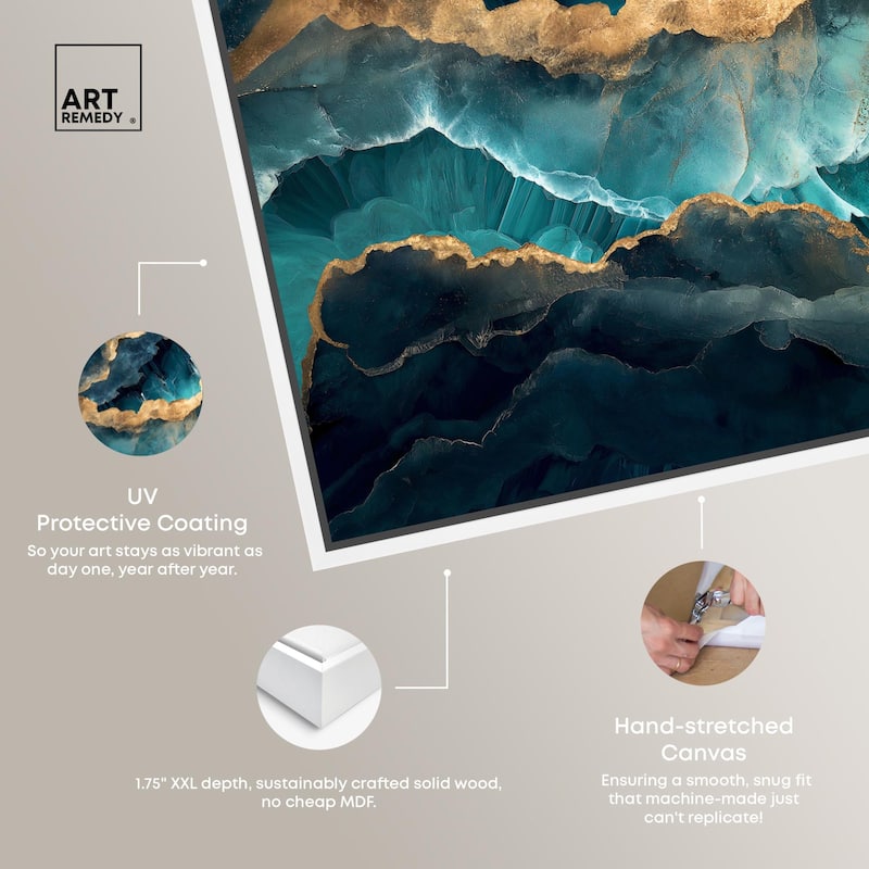 Power Edge I Canvas by Art Remedy