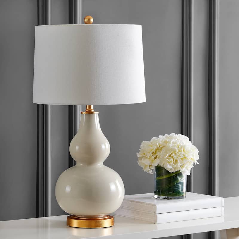 SAFAVIEH Lighting Karlen Gourd Table Lamp (Set of 2) - 15x15x28.5