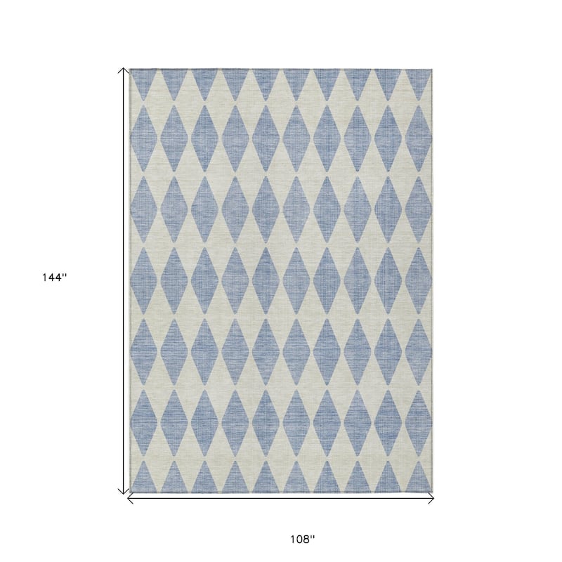 HomeRoots Geometric Transitional Rectangle Outdoor Rug