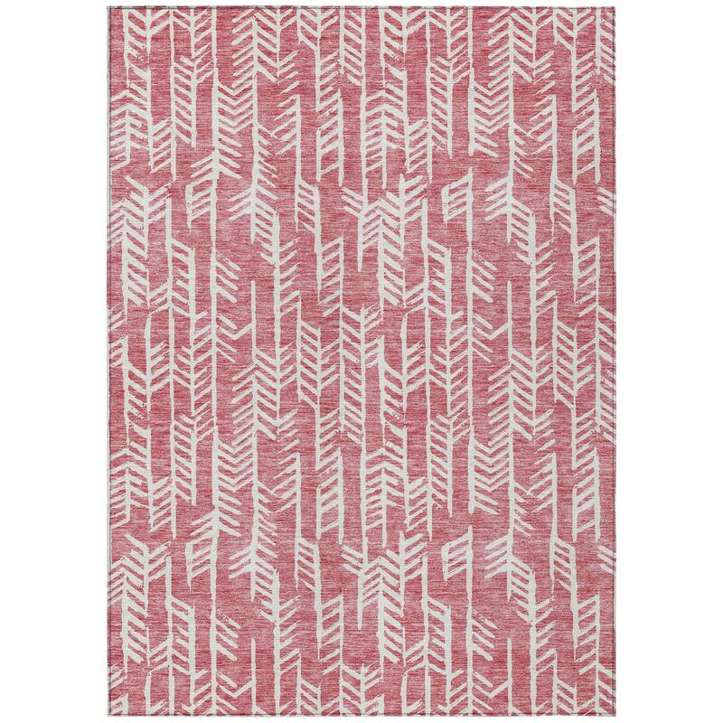 Machine Washable Indoor/ Outdoor Chantille Modern Arrows Rug