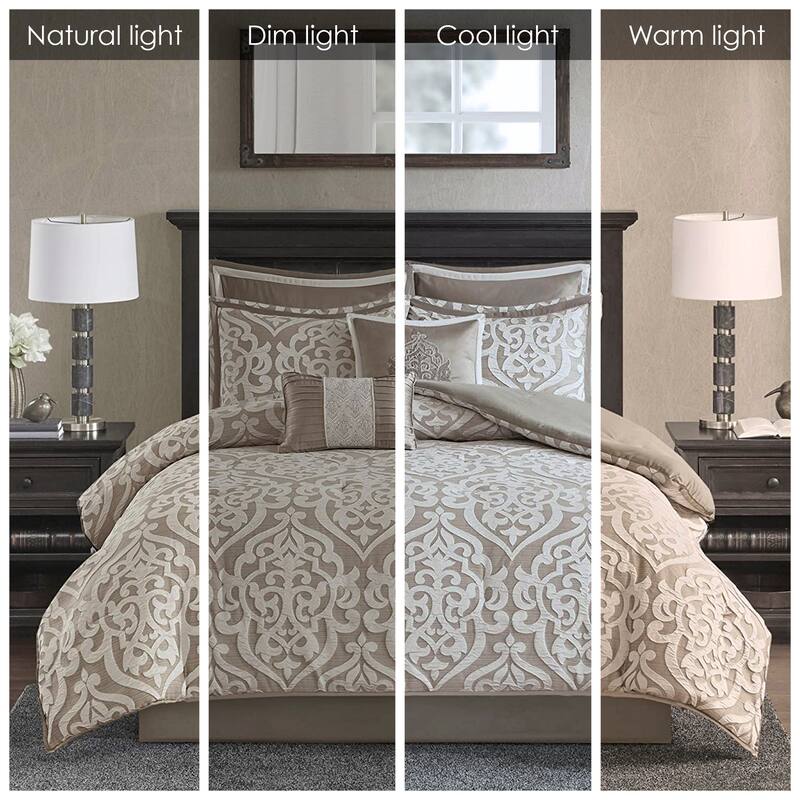 Madison Park Dillon 8 Piece Jacquard Comforter Set