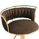 preview thumbnail 94 of 155, Velvet Upholstered Adjustable Bar Stool Swivel Counter Chair Set of 2