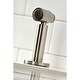preview thumbnail 16 of 15, Kingston Brass Continental Single-Handle Kitchen Faucet with Brass Sprayer