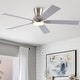 preview thumbnail 63 of 69, YUHAO Kaleido 52 in. Indoor Matte Black 3-Colors Integrated LED 6-Speeds Ceiling Fans with Dual-Finish Blades and Remote Control