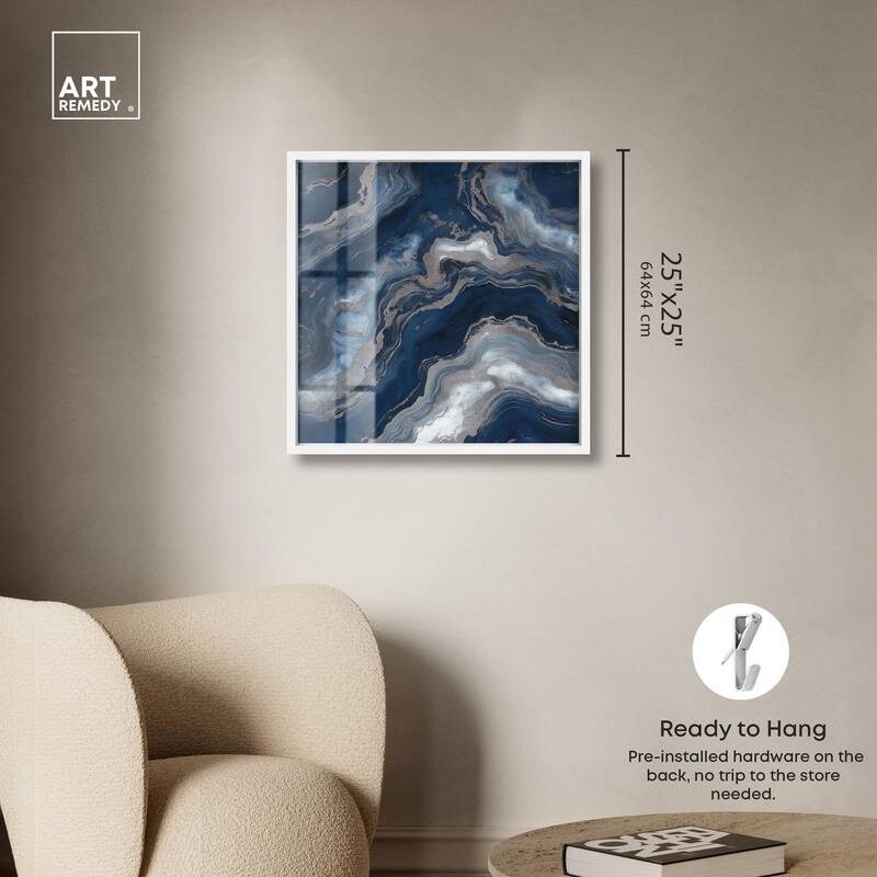 Deep Sea Geode I Shadowbox by Art Remedy