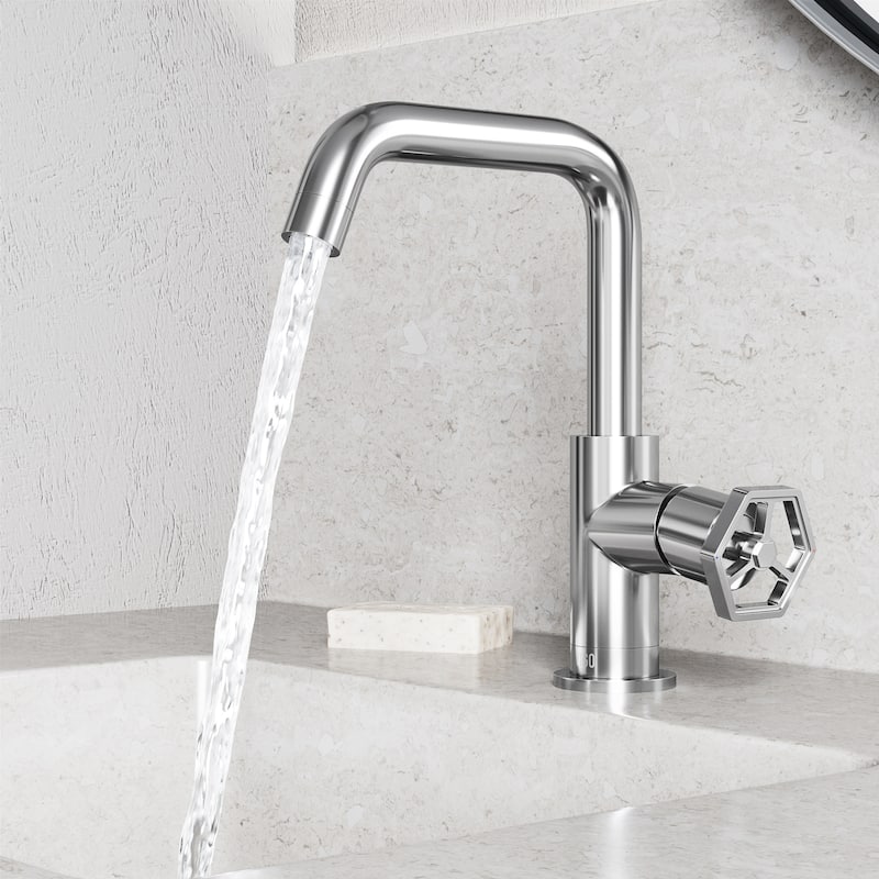 VIGO Ruxton 9" H Single Handle Single Hole Bathroom Faucet