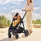 preview thumbnail 29 of 35, Oxford Aluminum Stroller with Bassinet and Adjustable Canopy - 35.4” L x 25.8” W x 43.9” H