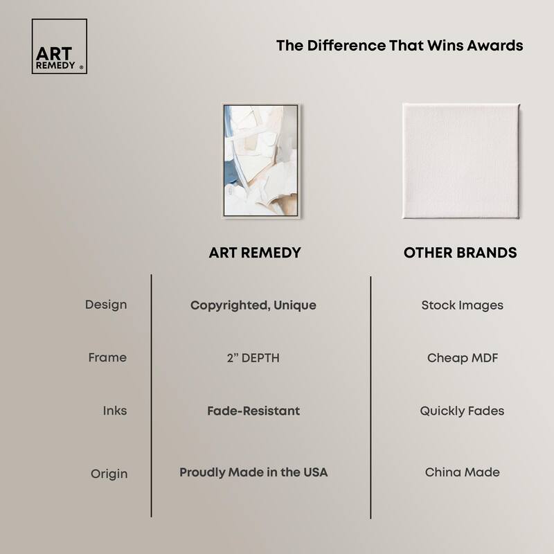 Bone and Beige I Canvas by Art Remedy