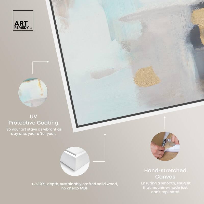 Misty Luxe III Canvas by Art Remedy
