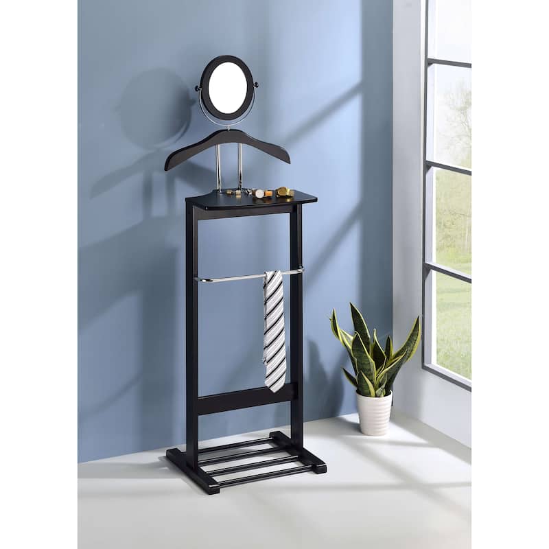 Wardrobe Suit Valet Stand, Clothes Rack, Contour Hanger, Trouser Shoe