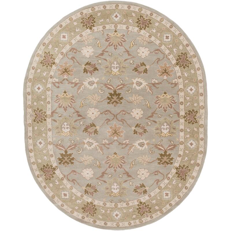Handmade Nick Bordered Wool Area Rug
