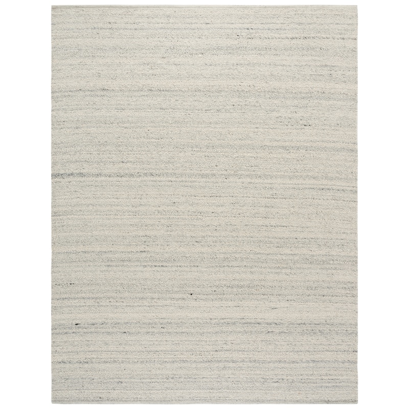 SAFAVIEH Hand-Woven Natura Stacey Transitional Wool Rug - 8' x 10' - Light Grey