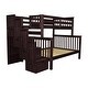 preview thumbnail 9 of 19, Taylor & Olive Trillium Twin over Full Stairway Bunk Bed