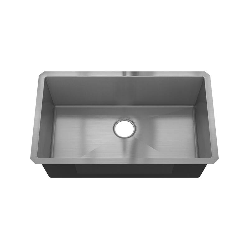 Sinber Undermount Single Bowl 304 Stainless Steel Kitchen Sink