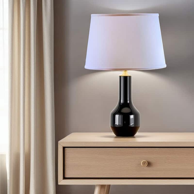 HomeRoots White No Slub Innsbruck Empire Lamp Shade - 14" L x 14" W x 9.5" H