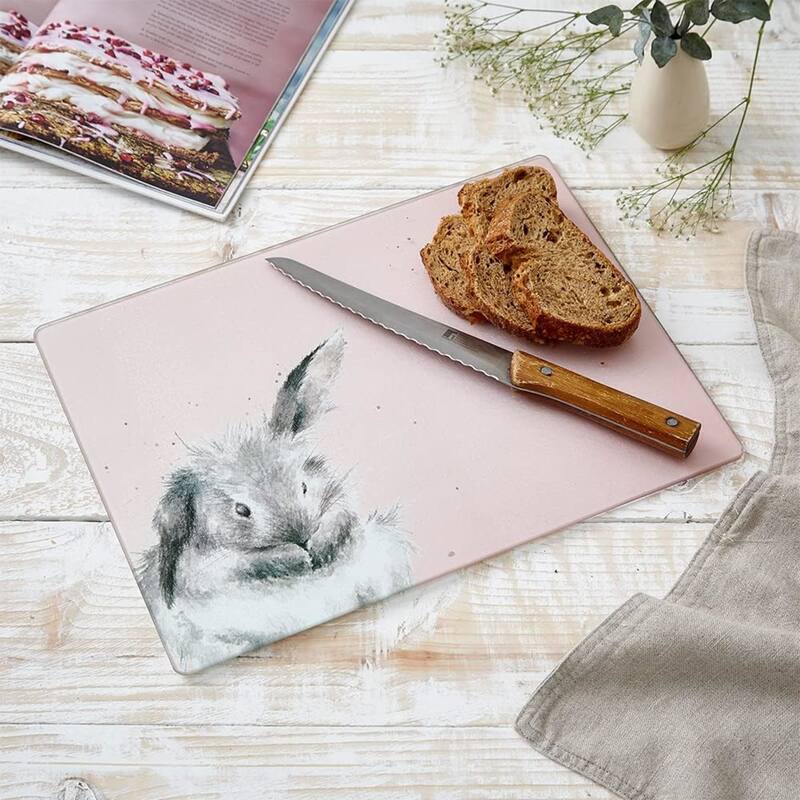 Pimpernel Wrendale Designs Glass Worktop Saver - 15.7" x 11.8"