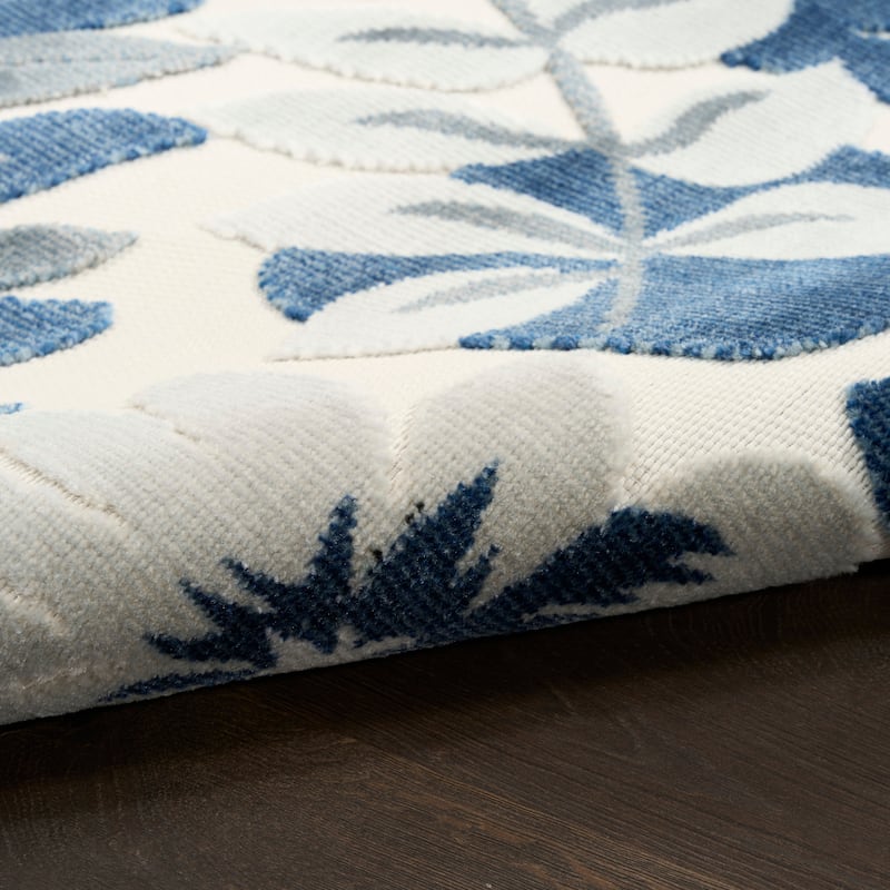 Nourison Suncoast Indoor/Outdoor Tropical Floral Area Rug