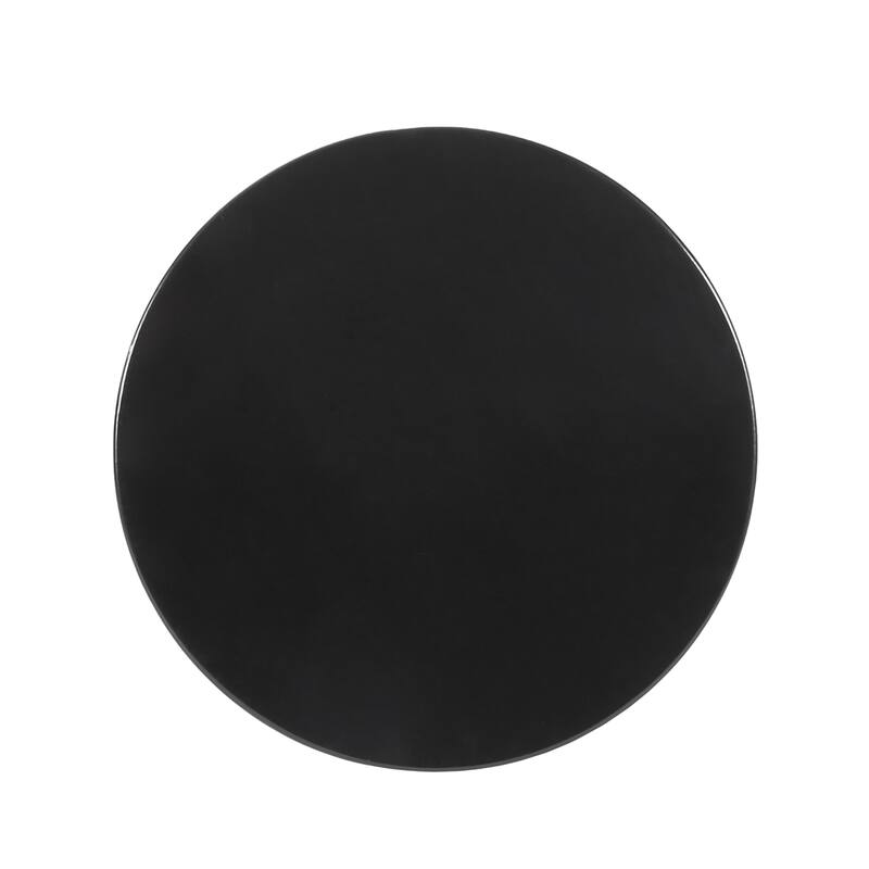 Outdoor Delight Powder-coated Iron End table, Set of 2, Black