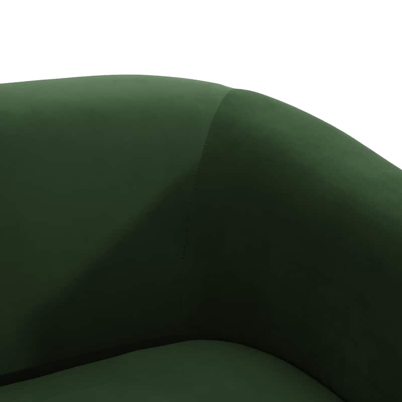 Roomfitters Modern Loveseat Sofa, Upholstered Small Couch for Living Room, Compact Accent Seating