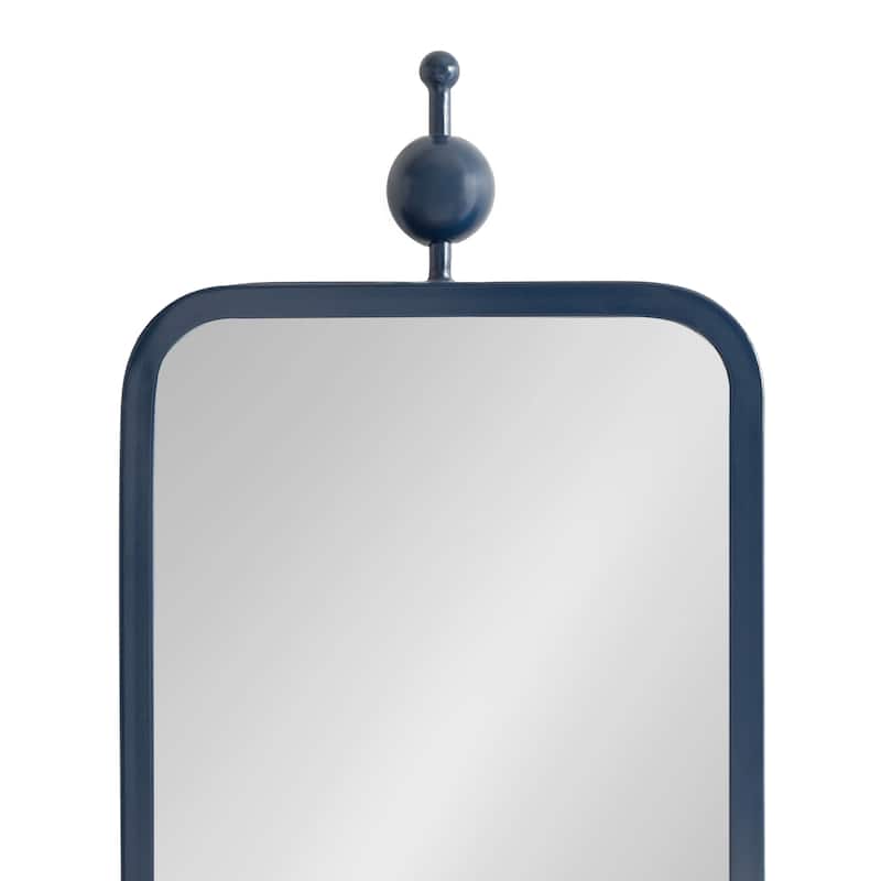Kate and Laurel Kasota Slim Rectangle Mirror Metal