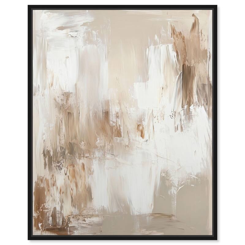 Latte Layers I Canvas by Art Remedy - Black - 24" x 30"