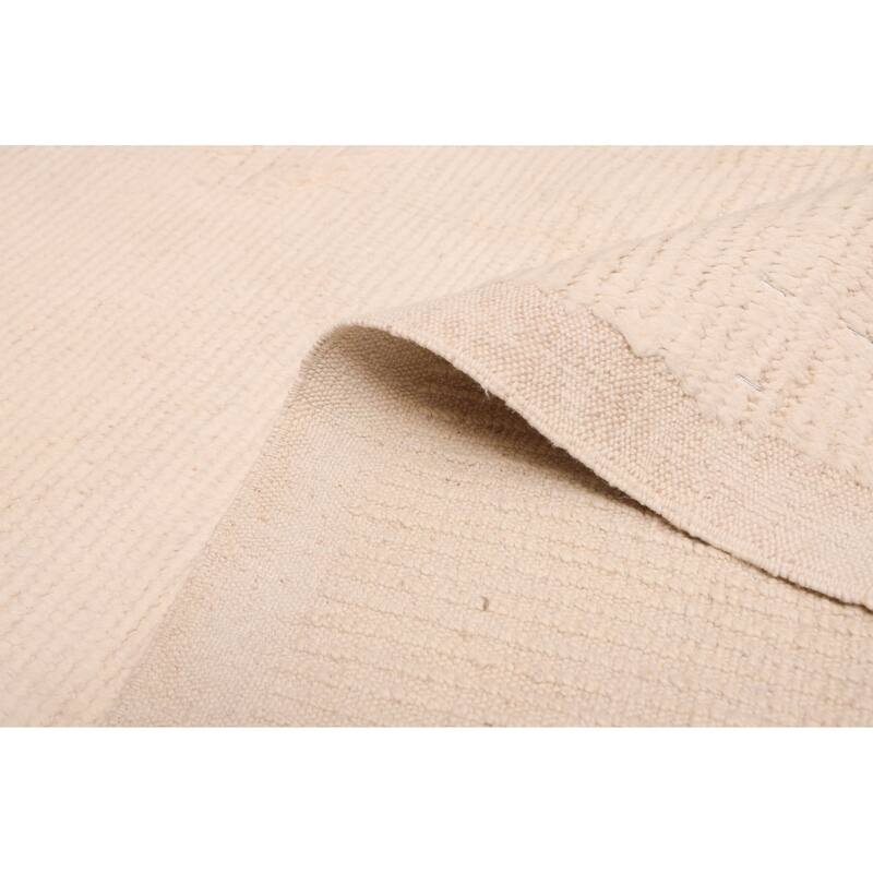 ECARPETGALLERY Hand-knotted Pak Finest Marrakesh Cream Wool Rug - 8'0 x 10'0