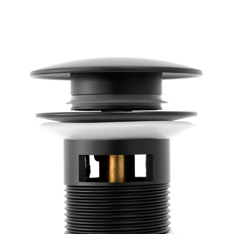 Pop Up Drain assembly with Cap with Overflow For under mount Installation