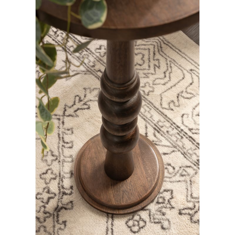 Kate and Laurel Wegner Wooden Drink Table