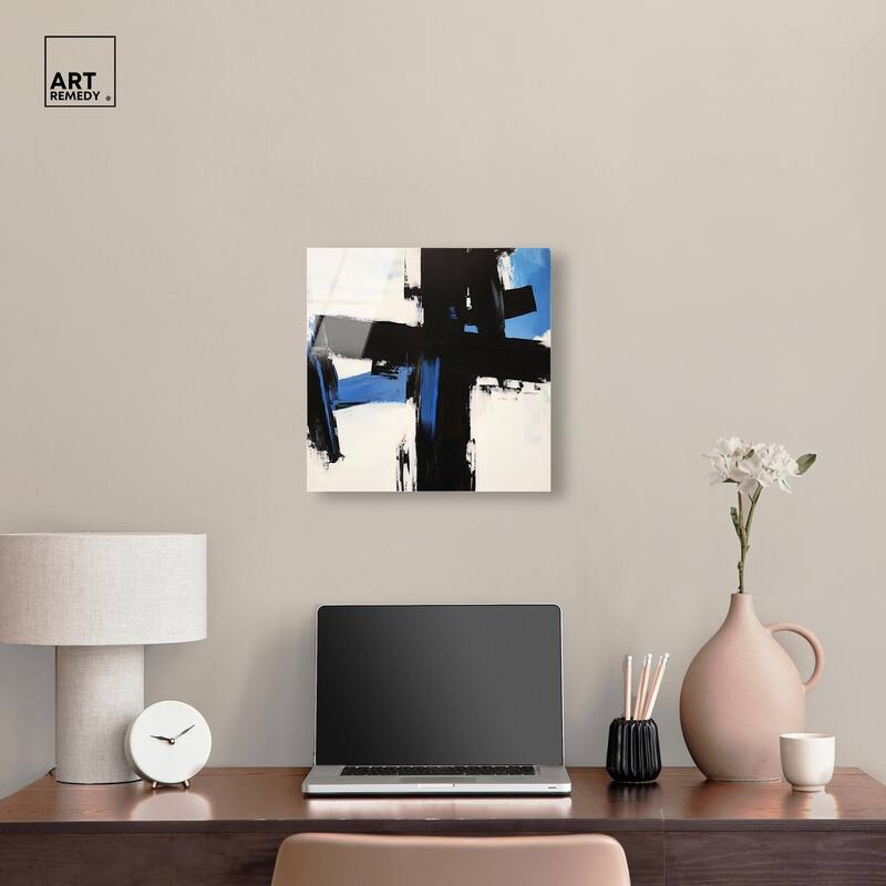 Blue Streak II Acrylic by Art Remedy, Ready to Hang