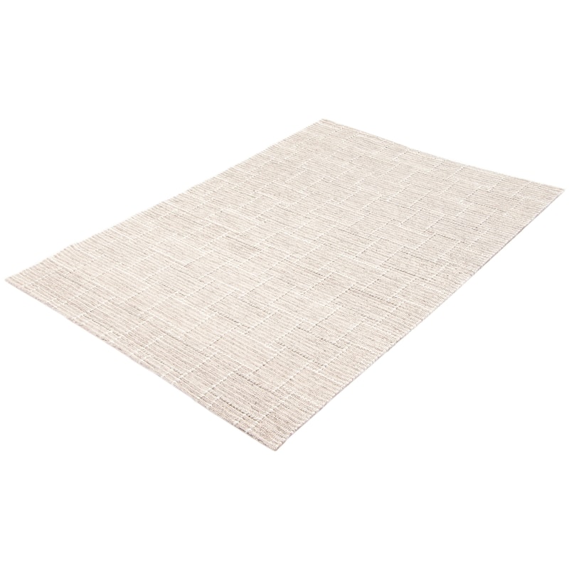 ECARPETGALLERY Braid weave Sienna Grey Wool Rug - 5'11 x 9'0