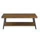 preview thumbnail 19 of 27, Carbon Loft Oliver Rustic Wood Coffee Table