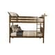 preview thumbnail 20 of 20, Somette Claire Twin Bunk Bed with Storage, Trundle and Tray Options in Rustic Walnut (Mattresses Not Included)