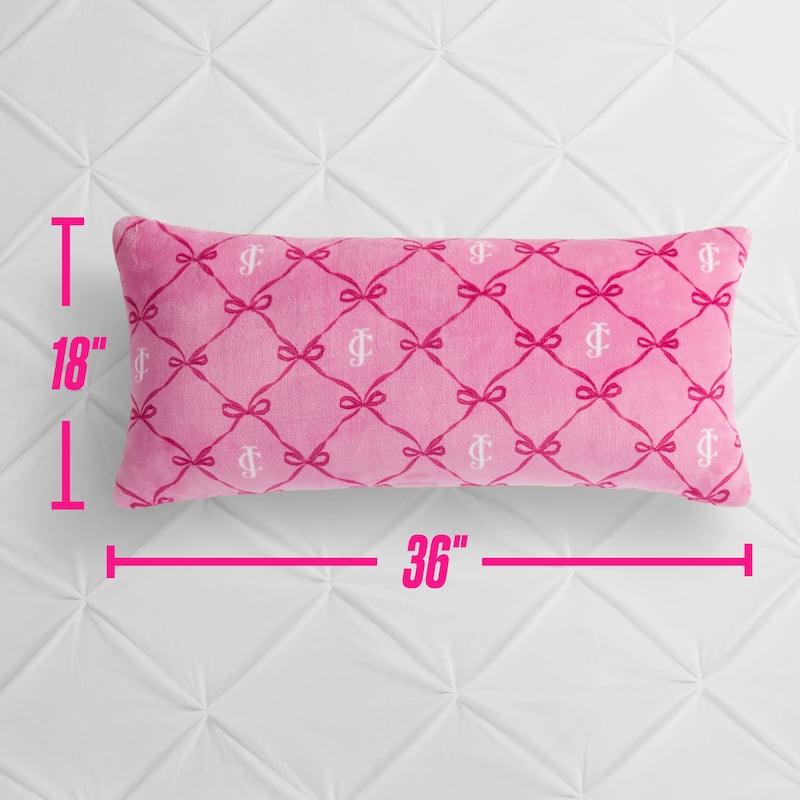 Juicy Couture Lattice Print Plush Body Pillow 1-Piece