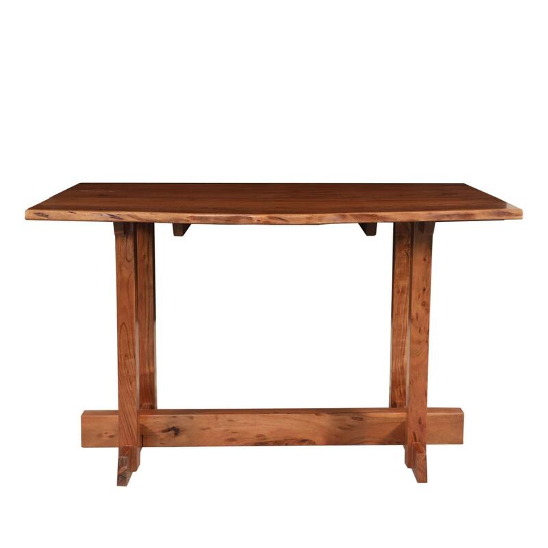Rectangular Acacia Wood Dining Table - 48" - Golden Brown