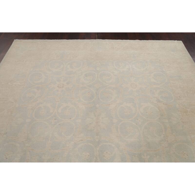 Vegetable Dye Muted Khotan Turkish Oriental Wool Area Rug Hand-knotted - 7'10" x 10'3"