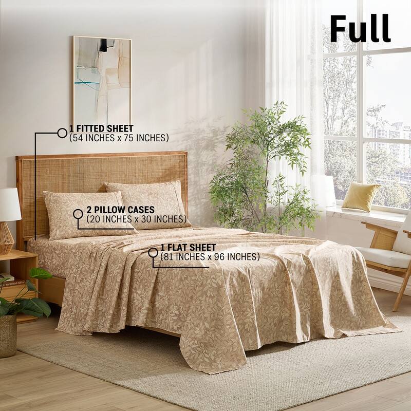 HLC.ME Floral Printed Ultra Soft Bed Sheets Set