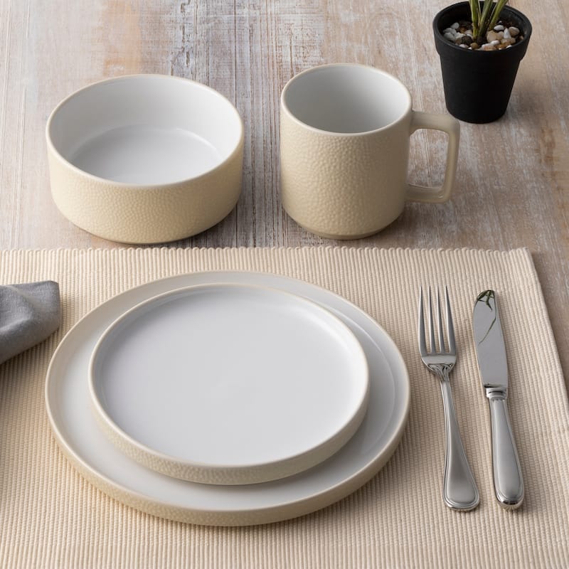 Noritake Colortex Stone Set Of 4 Stax Salad Plates, 7-1/2"