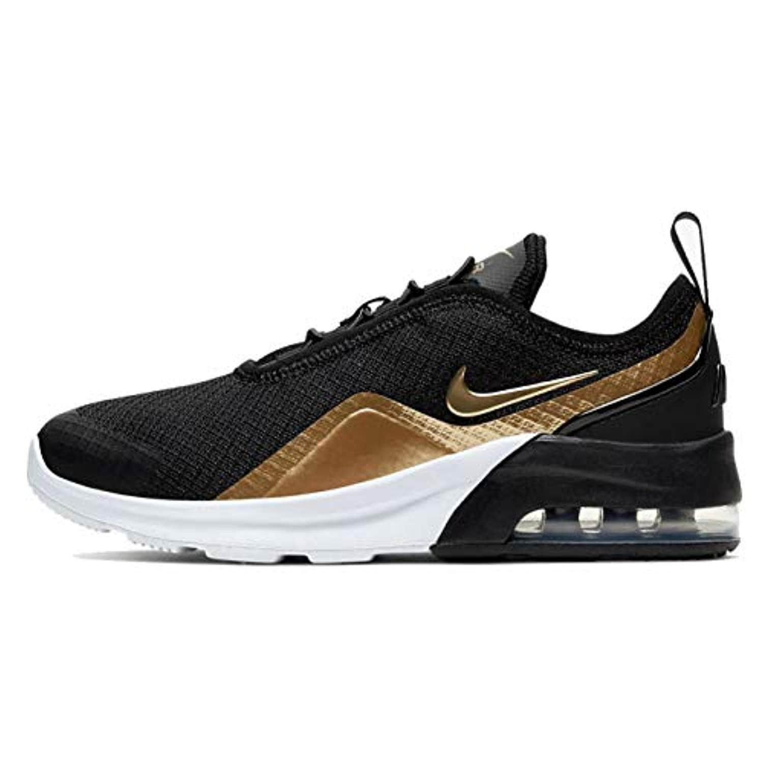 nike air max motion black and gold