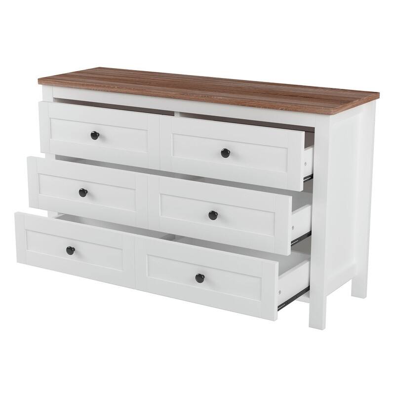 2/3/4-Piece Bedroom Set, Twin/Full/Queen, Wooden Bed, 2 Nightstands, Dresser, Sliding Door Headboard, White/White+Brown