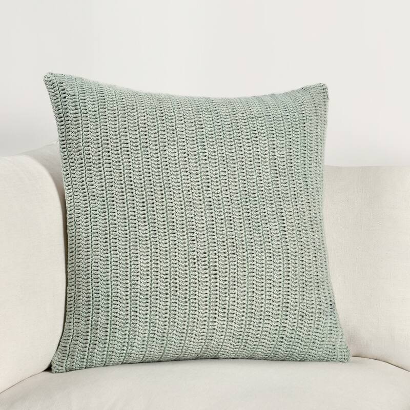 Kosas Home Marcie Knitted 22-inch Throw Pillow