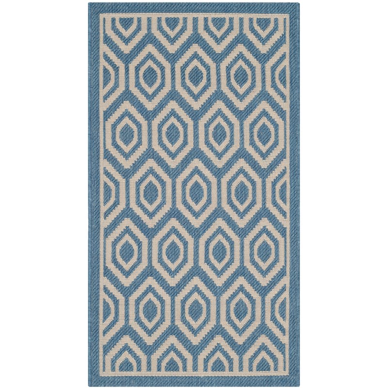 SAFAVIEH Courtyard Carolee Indoor/ Outdoor Patio Backyard Rug